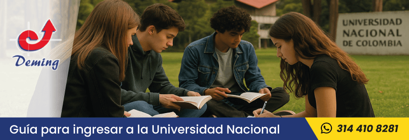 Guía para ingresar a la Universidad Nacional