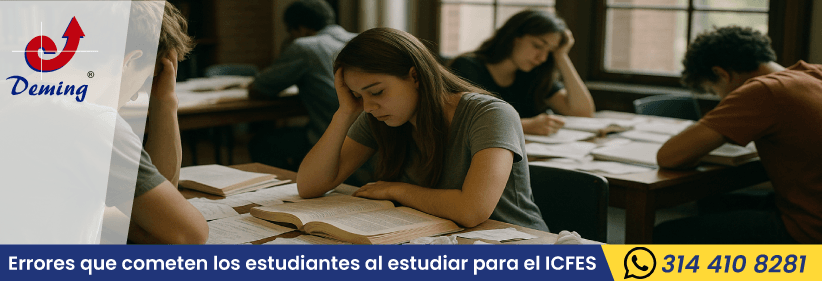 Errores que cometen los estudiantes al estudiar para el ICFES