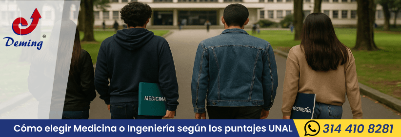 Cómo elegir Medicina o Ingeniería según los puntajes de corte UNAL