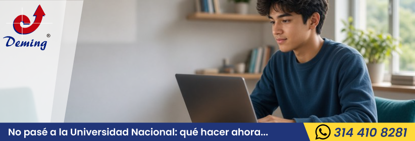 No pasé a la Universidad Nacional